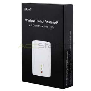 Pocket Size Wireless Mini Client Router+wifi Adapter  