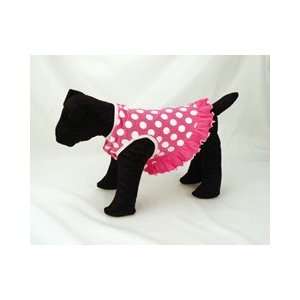    Pink and White Polka Dot Sundress for Dogs (Medium)
