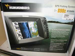 Humminbird 898c SI Combo GPS Receiver bundle FREE RAM mount 111 