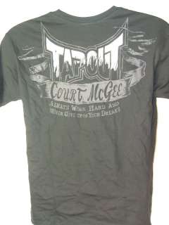 TapouT Court McGee Signature Authentic T shirt UFC NEW  
