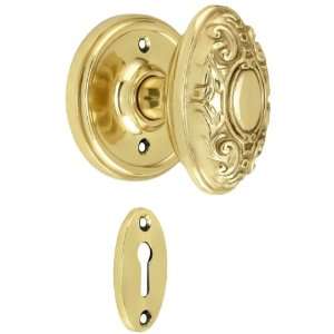  Classic Rosette Mortise Lock Set With Decorative Oval 