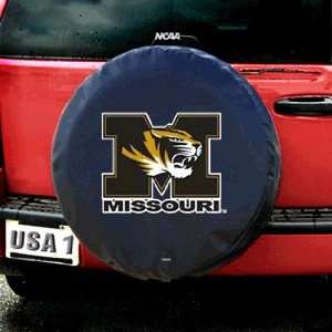  Missouri Tigers NCAA Spare Tire Cover (Black) Automotive