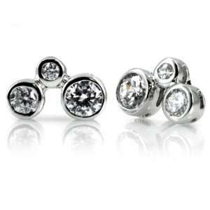  Bubbles Bezel Earrings Jewelry