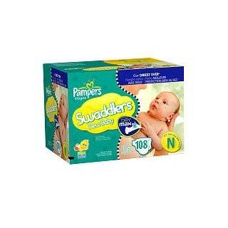 Pampers Swaddlers   Size Newborn (up to 10 lbs.), 108 ct.