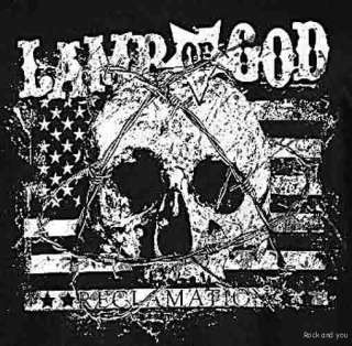 Lamb Of God Reclamation Skull metal rock T Shirt S M NWT  