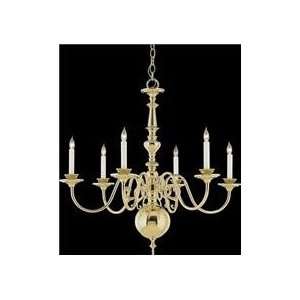 Nulco Lighting Chandeliers 2509 02 Polished Brass Claremont Chandelier 