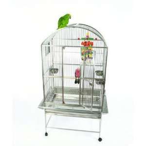  Stainless Steel Dome Top Bird Cage 32x23  Kitchen 