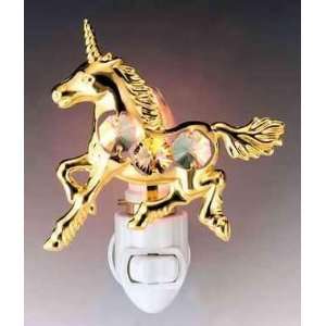 24k Gold Plated Unicorn Night Light