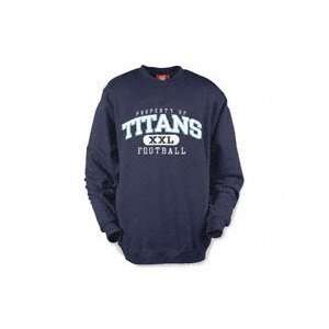  Tennessee Titans Property of Fleece Crewneck Sweatshirt 