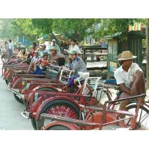  Velo Taxi, Myanmar   Peel and Stick Wall Decal by 