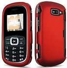 NEW RED RUBBERIZED HARD CASE COVER FOR VERIZON LG OCTANE VN530 CELL 