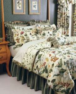 GARDEN IMAGES 4 piece KING comforter set by Waverly Williamsburg 