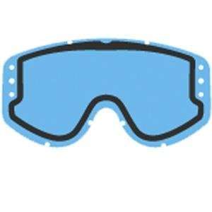   Pre drilled Thermal Goggle Replacement Lens w Roll Off   Double/Blue