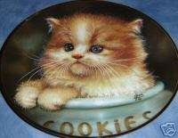 Hamilton Cameo Kittens Cat Plate Ginger Snap  
