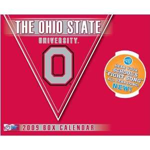  Ohio State Buckeyes NCAA Box Calendar with Sound Sports 