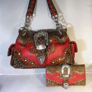   faux leather material, and the purse has the following features