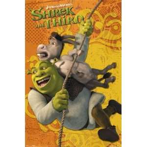  Shrek the Third Duo Donkey Movie Poster