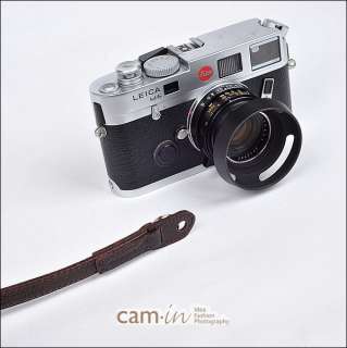Italy Cowskin leather coffee strap fit Leica M/MP/X1/R9  