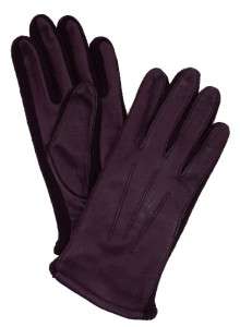 New Womens Fownes Leather Stretch Knit Winter Dress Driving Gloves 