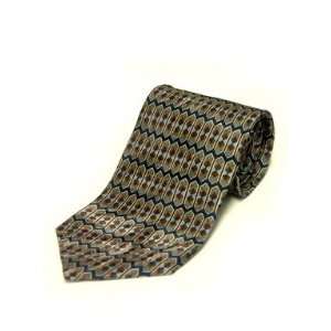 UMBERTO BOSSI Handmade All Silk Tie with Diamond Pattern  