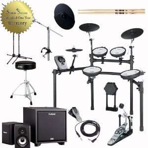  Roland TD 15K V Drums Electronic Drum Kit w CY8 Cymbal 
