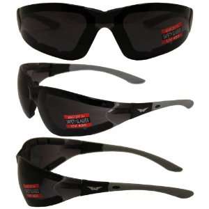  Motorcycle Riding Safety Sunglasses Translucent Two Tone Frames 