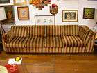 Sofa Striped Retro Vintage Asymmetrical Mid Century Mod