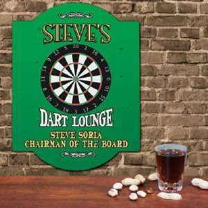  Dart Lounge Personalized Wall Sign