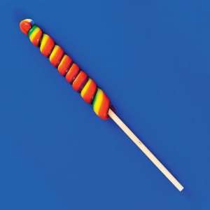  Mini Rainbow Twist Lollipops (1 dz) Toys & Games