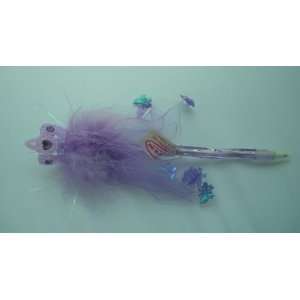  Princess Crown Tiara Feather Pens, Assorted Colors. 6 Pack 