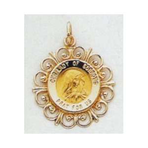  Our Lady of Sorrows charm   XR662 Jewelry