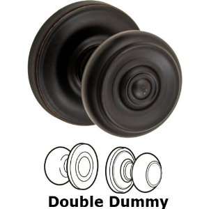  Double dummy cambridge knob with ketme rose in oil rubbed 