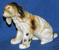 Vintage Brittany Spaniel Dog Figurine 3 H 4L OLD  