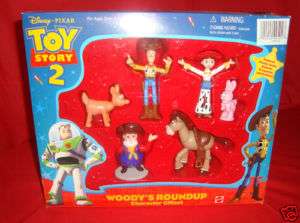 Disney Toy Story 2 Woodys Roundup Giftset Figure RARE  