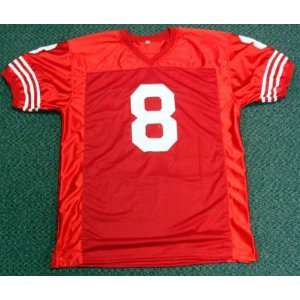  Steve Young Autographed San Francisco 49ers Jersey Mounted 