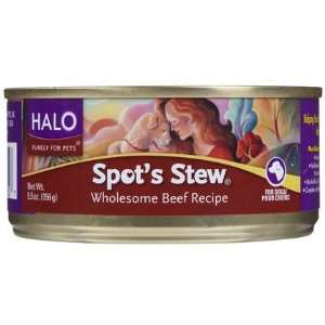  Halo Spots Stew Dog Beef Recipe   12 x 5.5 oz (Quantity 