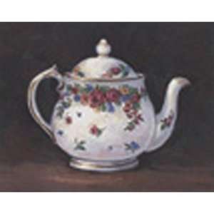  Mixed Blossom Teapot by Barbara Mock 6x5