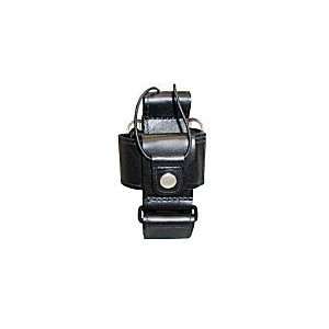 Boston Leather Super Adjustable Radio Holder With D Rings  