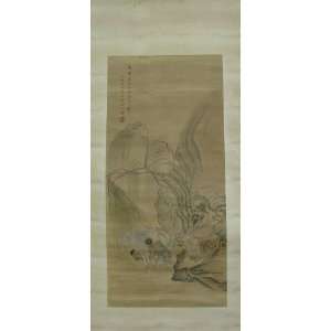  one Signed Scroll Painting by Shen XinHai (1856 1941 