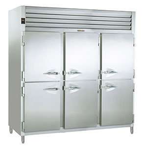 Traulsen RSL332NUT HHS Stainless Steel 69.5 Cu. Ft. Three Section Half 