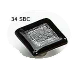  Schaub & Co. 34 SBC Ice 1 1/2 Square Knob   Black Currant 