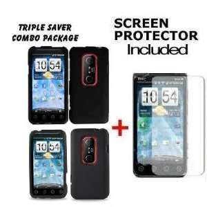   Phone Cover for SPRINT HTC EVO 3D + 1 FREE LCD SCREEN PROTECTOR Cell