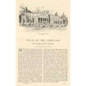   1906 Venice Venetian Villas Stra Brenta illustrated 
