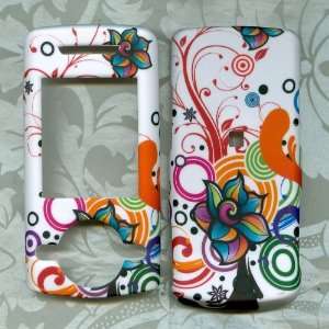 designer flower rubberized AT&T Samsung SGH a777 FACEPLATE 