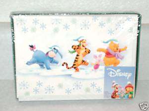 NIB Disney Pooh, Eeyore & Tigger Christmas cards  