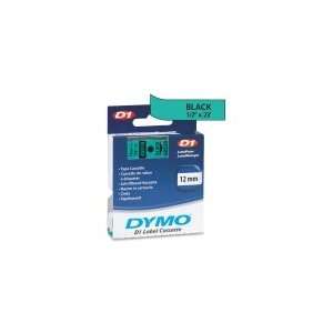  DYMO D1   Polyester self adhesive label tape   black on 