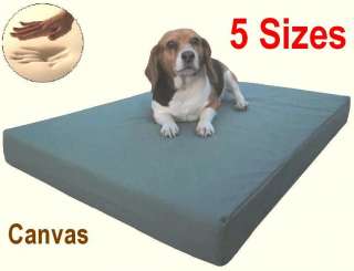   XL Jumbo Memory Foam Pet Dog Bed Pad Waterproof Canvas Cover  