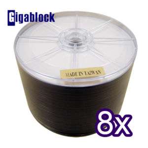 300 White Inkjet HUB PRINTABLE DVD R 1 8x Blank Media 713721782291 