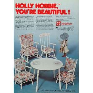  Original 1977 Holly Hobbie Rockers Table Chair Sets Ad 