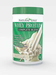 Natural Edge Vanilla Complete Whey Protein Grass Fed Whey Protein 